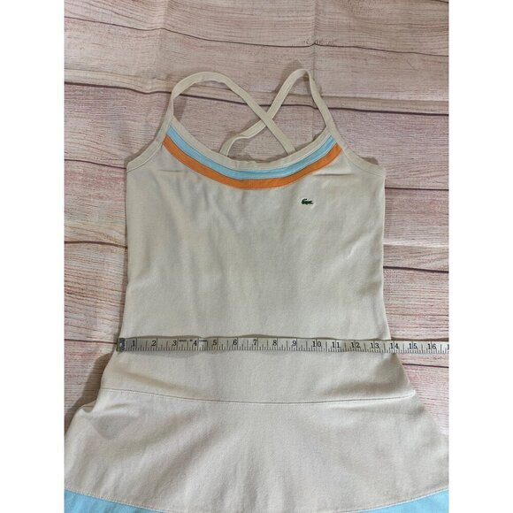 Lacoste Women's Strappy Athletic Multi Color Sundress - 38 (US Size 7) - Picture 11 of 13